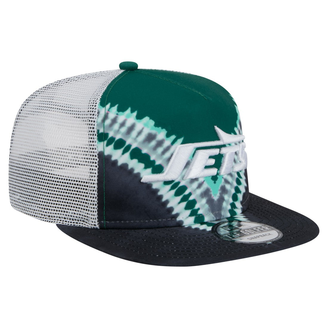 New York Jets New Era Throwback Dye Golfer Snapback Hat Green/Black