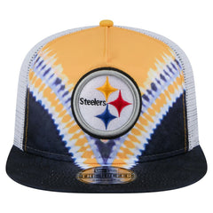 Pittsburgh Steelers New Era Throwback Dye Golfer Snapback Hat Gold/Black