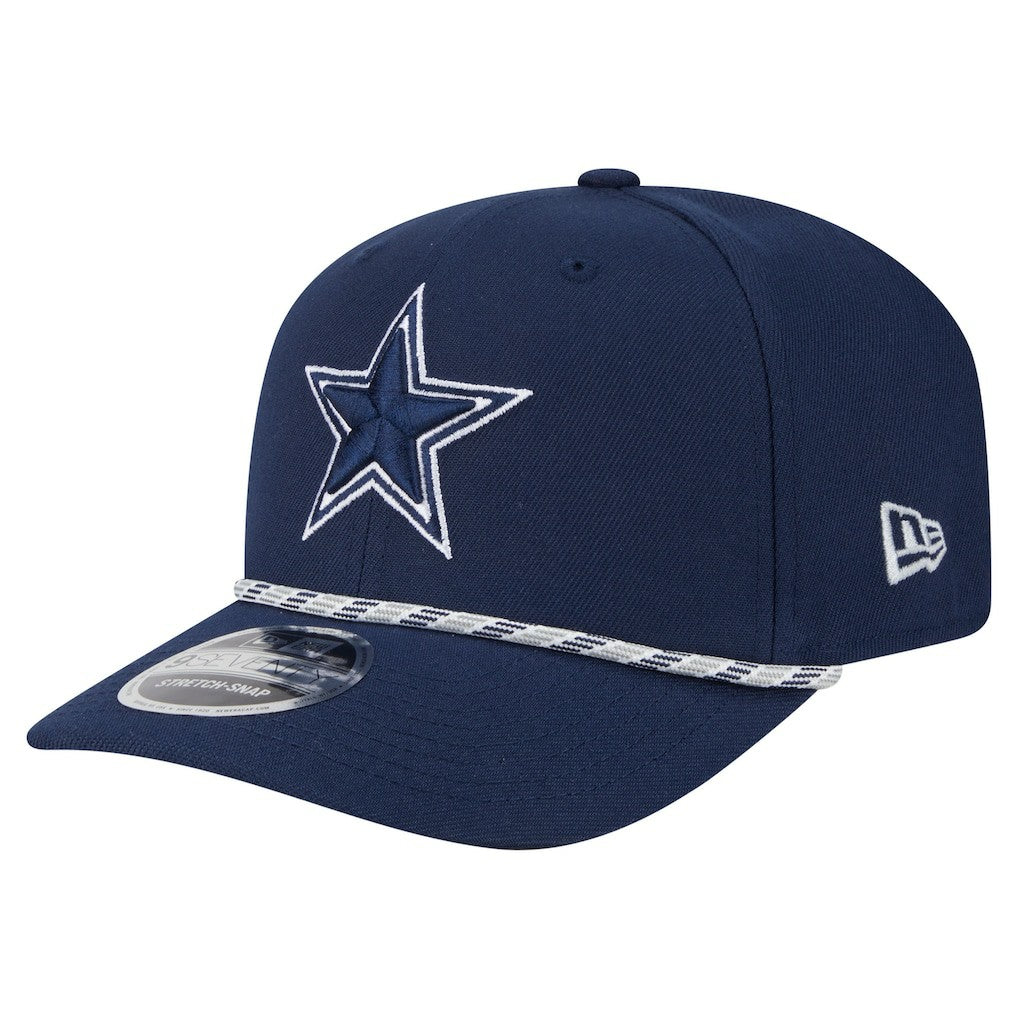 Dallas Cowboys New Era Gameday Multi Rope 9SEVENTY Stretch-Snap Hat Navy