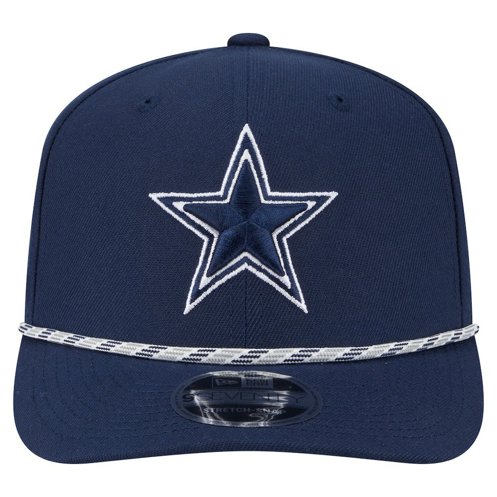 Dallas Cowboys New Era Gameday Multi Rope 9SEVENTY Stretch-Snap Hat Navy