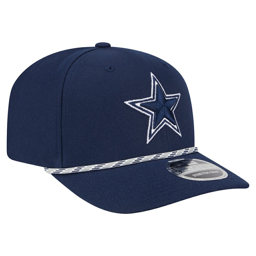 Dallas Cowboys New Era Gameday Multi Rope 9SEVENTY Stretch-Snap Hat Navy