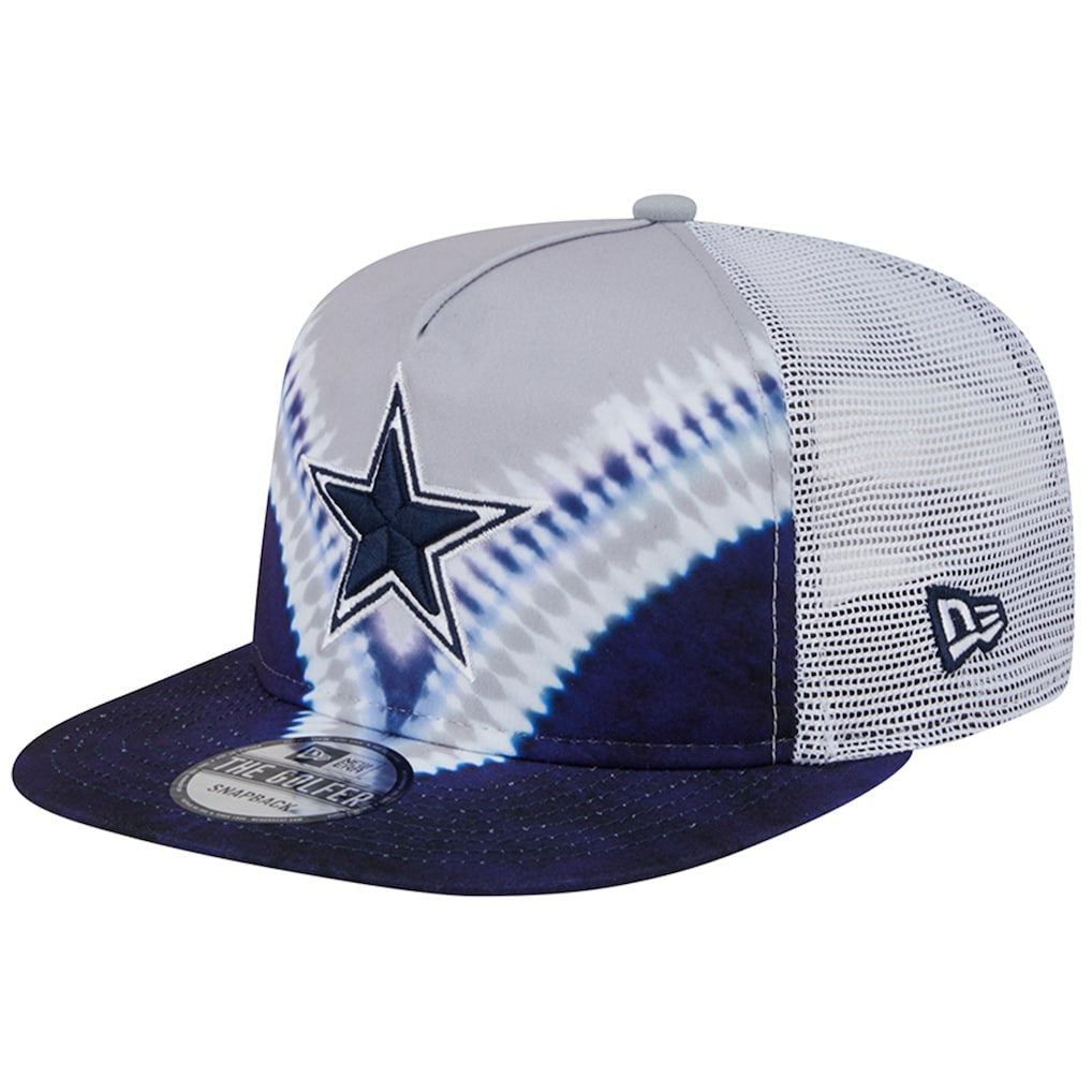 Dallas Cowboys New Era Throwback Dye Golfer Snapback Hat Gray/Navy