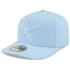 Dallas Cowboys New Era Color Pack A-Frame 59FIFTY Fitted Hat Light Blue