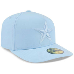 Dallas Cowboys New Era Color Pack A-Frame 59FIFTY Fitted Hat Light Blue