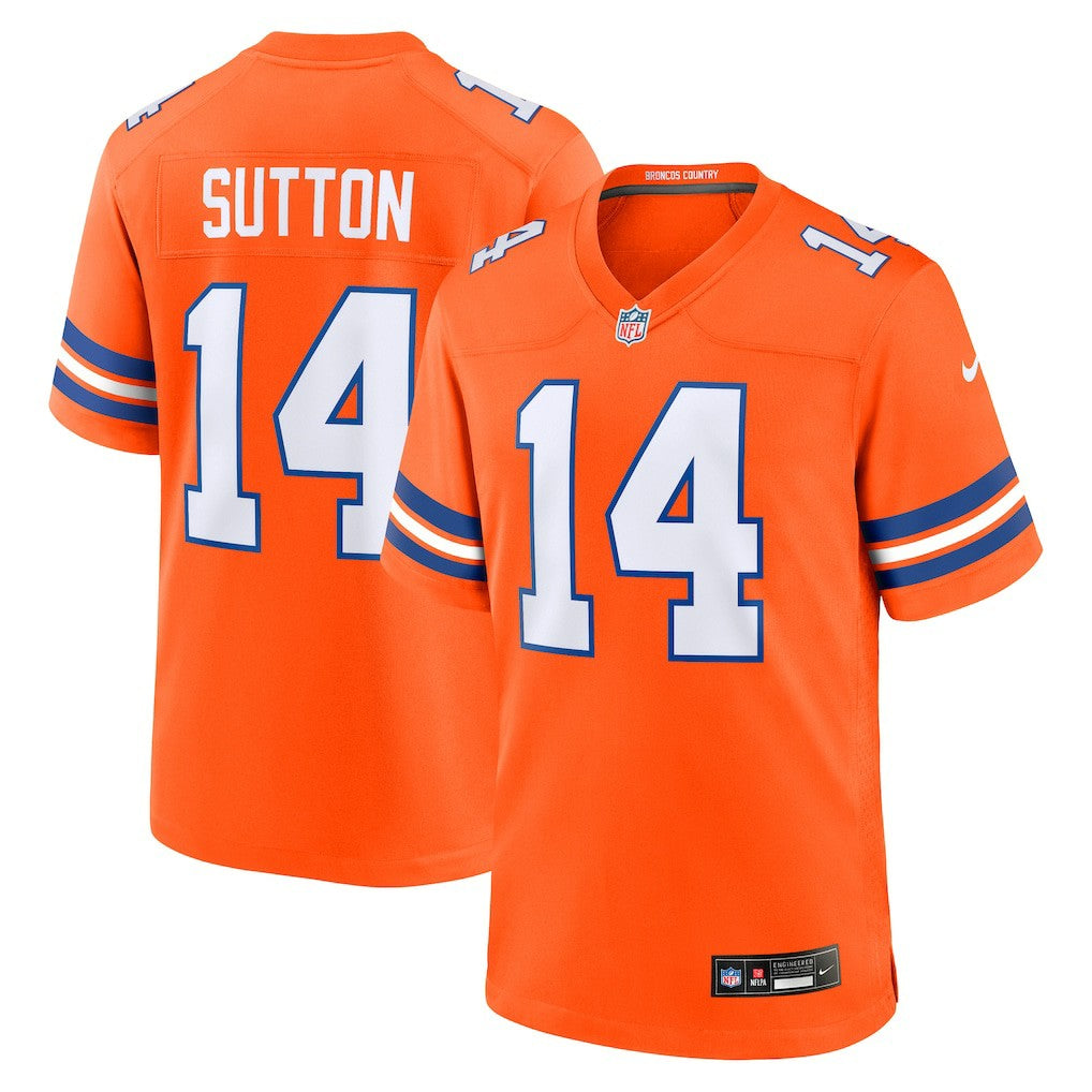 Nike Courtland Sutton Denver Broncos Alternate Game Jersey Orange