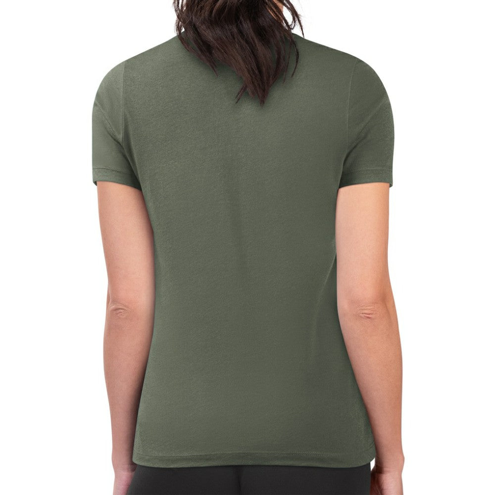 Dallas Stars G-III 4Her by Carl Banks Women's Super-Slim Fit Lightweight Flower Logo T-Shirt - Green - NHL 201906262