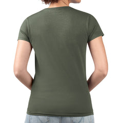 Dallas Stars G-III 4Her by Carl Banks Women's Super-Slim Fit Lightweight Flower Logo V-Neck T-Shirt - Green - NHL 201906341