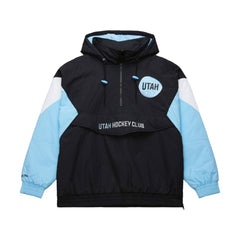 Utah Hockey Club Mitchell & Ness Retro Anorak Half-Zip Jacket - Black - NHL 201906426