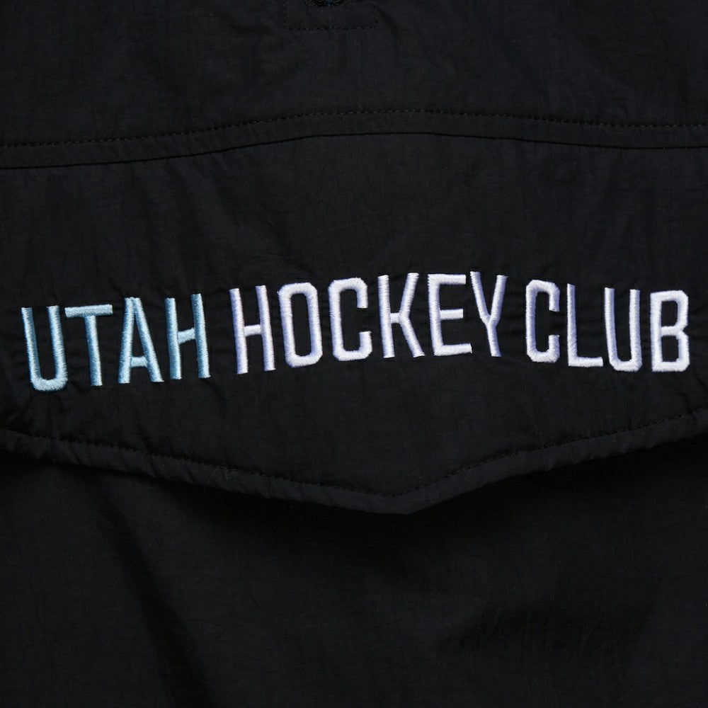 Utah Hockey Club Mitchell & Ness Retro Anorak Half-Zip Jacket - Black - NHL 201906426
