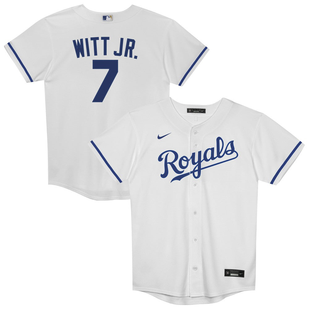 Bobby Witt Jr. Kansas City Royals Nike Preschool Home Replica Player Jersey - White - Nike Online