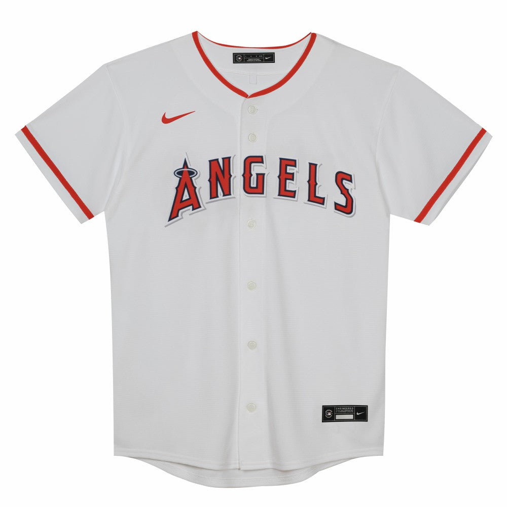 Mike Trout Los Angeles Angels Nike Preschool Home Replica Player Jersey - White - Nike Lifestyle