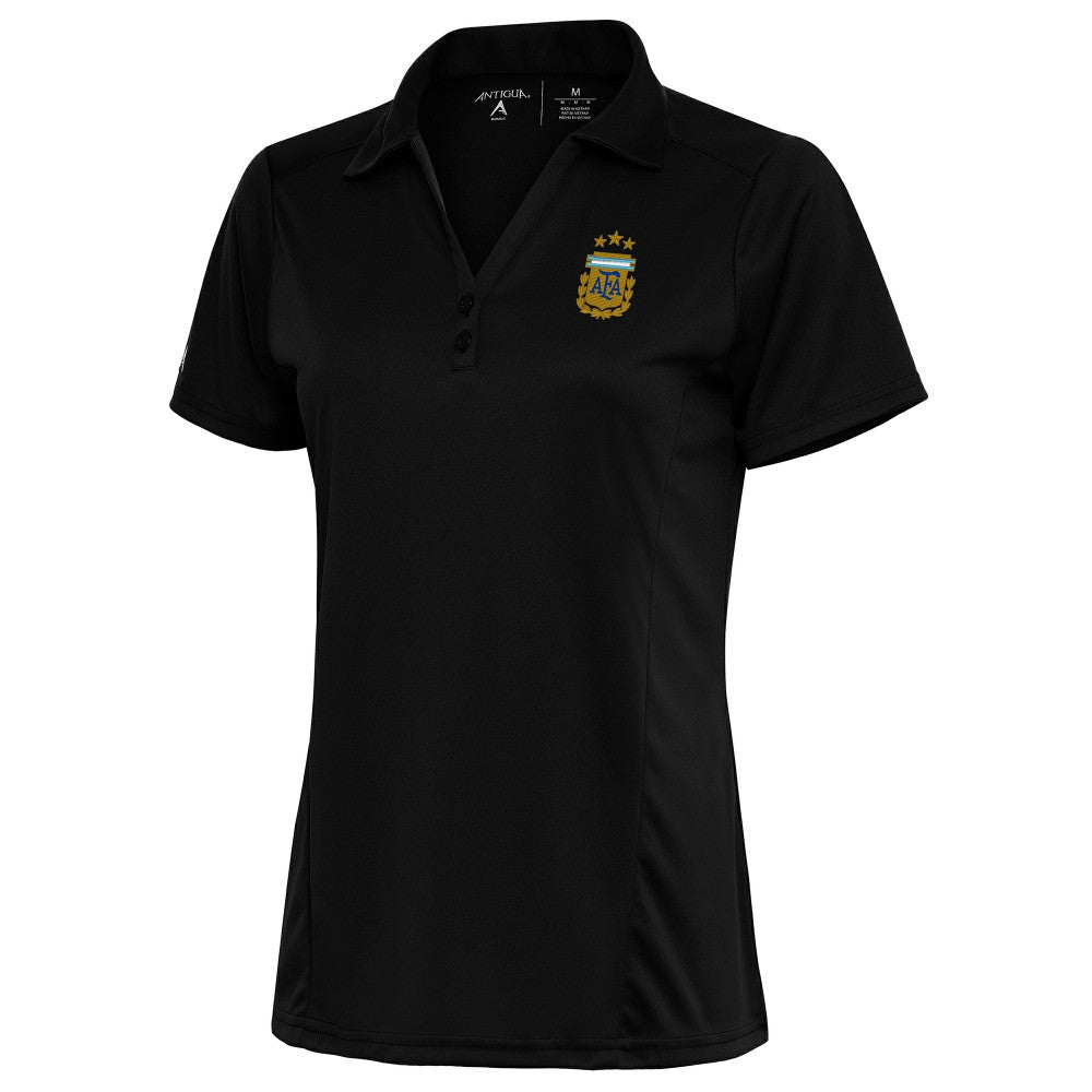 Argentina National Team Antigua Women's Tribute Polo Black