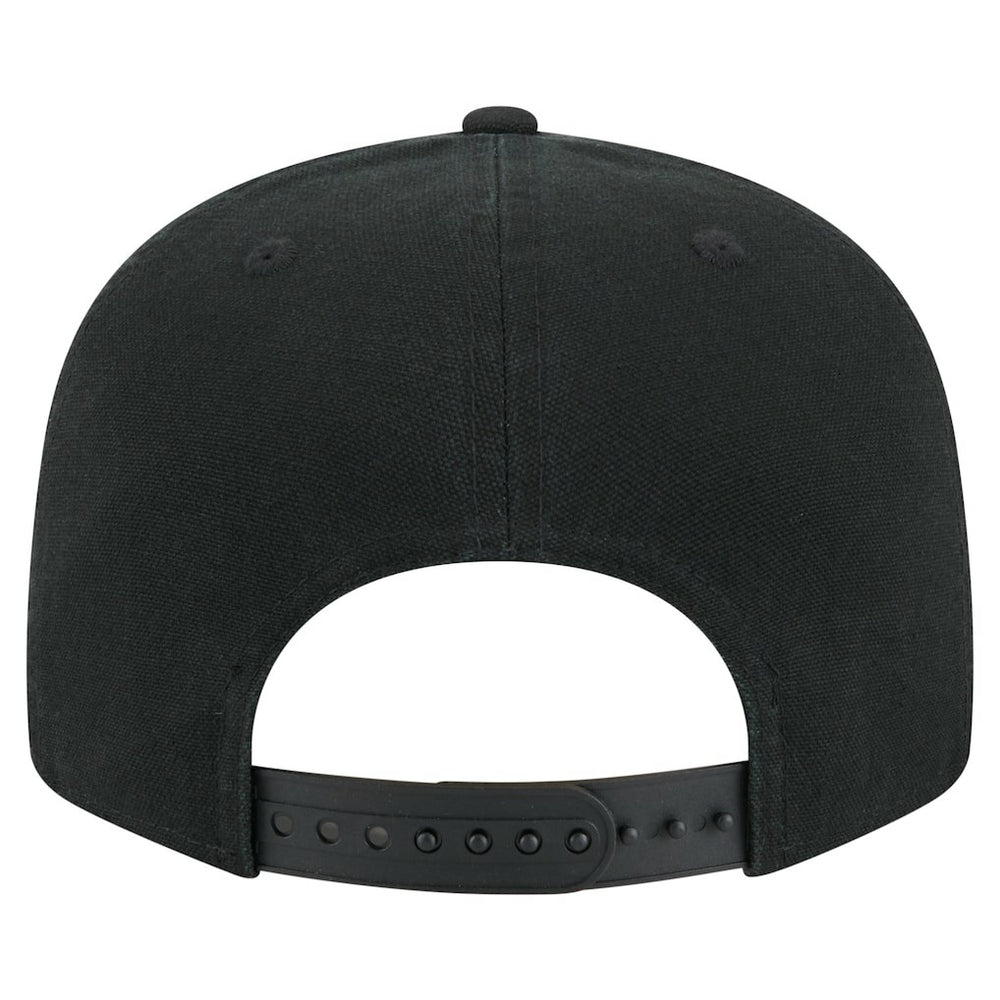 Detroit Lions New Era Adventure Canvas Split Panel 9FIFTY Snapback Hat Black