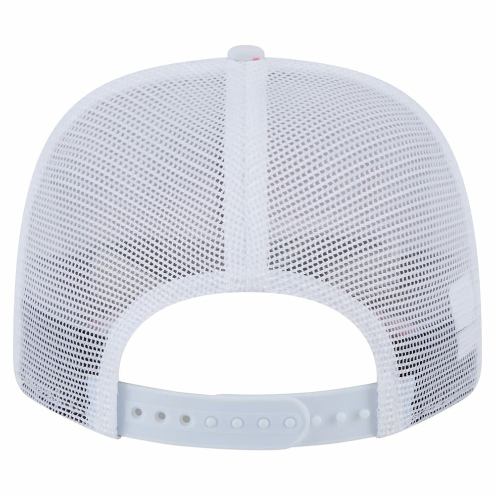 Los Angeles Chargers New Era Adventure Flamingo Pattern 9SEVENTY Stretch-Snap Hat White
