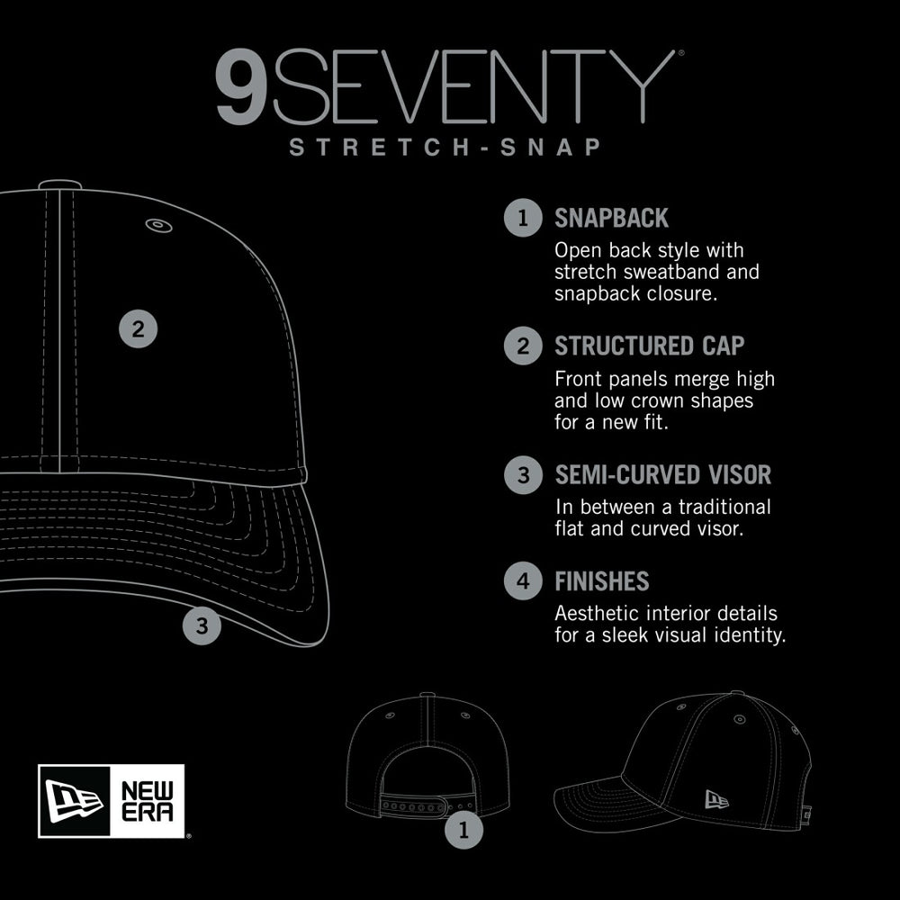 Houston Texans New Era Adventure Flamingo Pattern 9SEVENTY Stretch-Snap Hat White