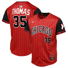 Frank Thomas Chicago White Sox Youth 2025 City Connect Limited Player Jersey - Red/Black - MLB Sale