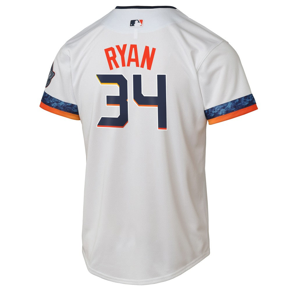 Nolan Ryan Houston Astros Nike Youth 2025 City Connect Limited Player Jersey - White - Nike Online
