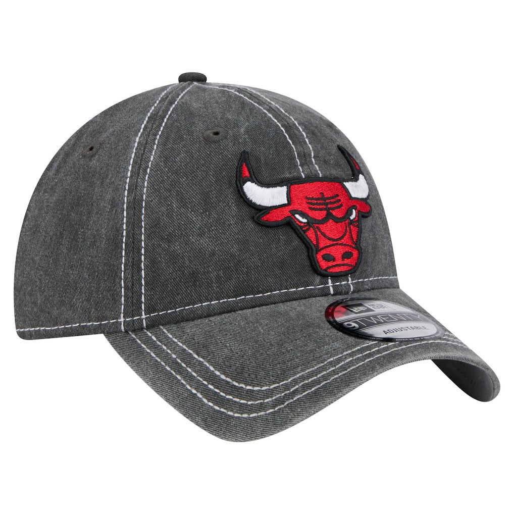 Chicago Bulls Pigment Dyed 9TWENTY Adjustable Hat Black | New Era online
