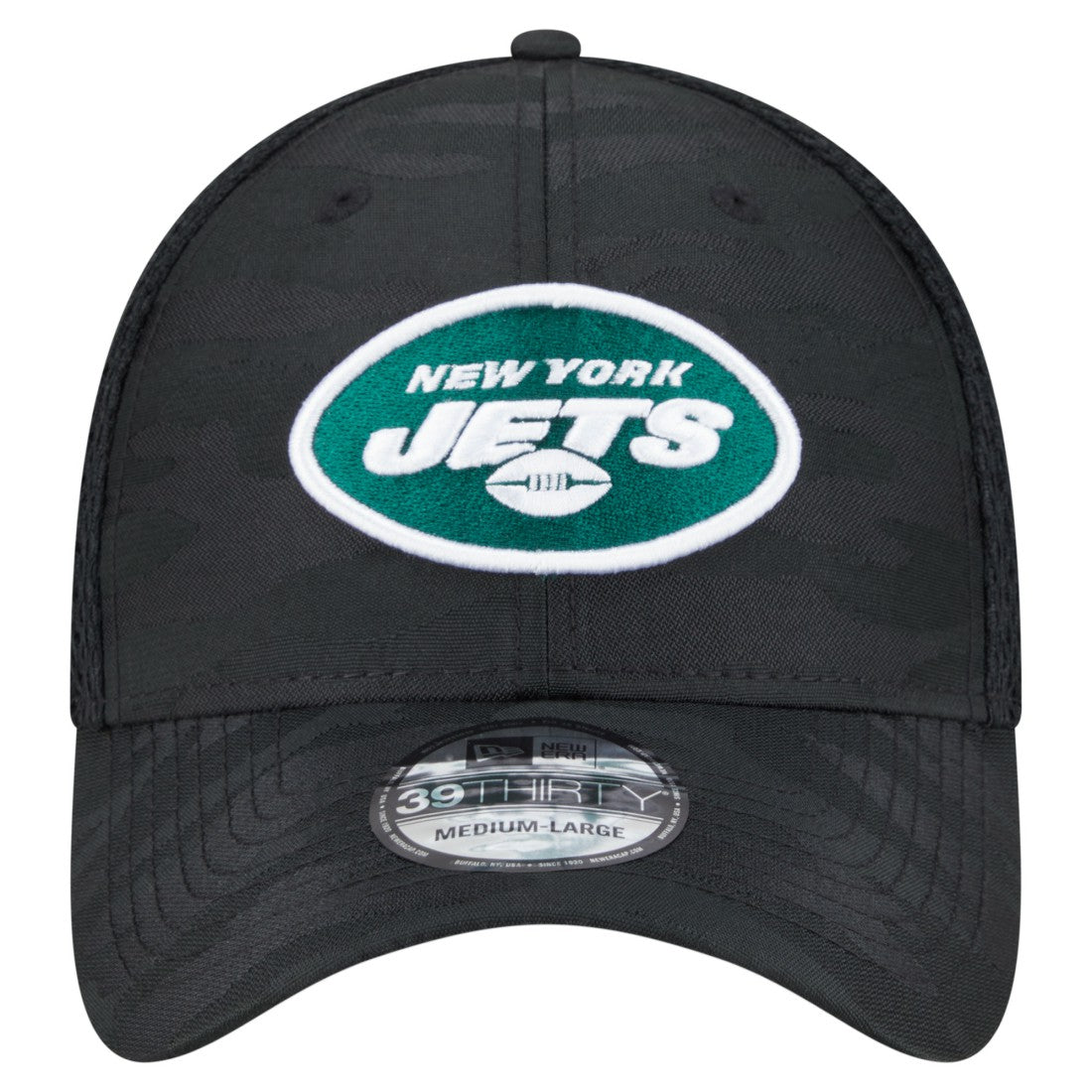 New York Jets New Era Active Camo 39THIRTY Flex Hat Black