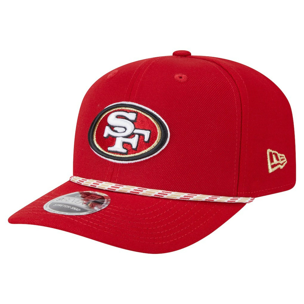 San Francisco 49ers New Era Gameday Multi Rope 9SEVENTY Stretch-Snap Hat Scarlet