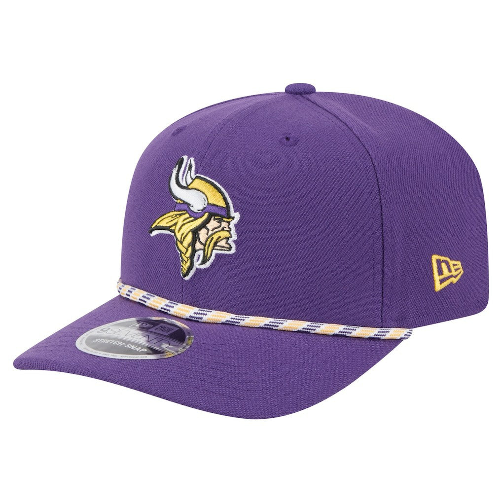 Minnesota Vikings New Era Gameday Multi Rope 9SEVENTY Stretch-Snap Hat Purple