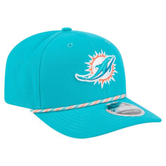 Miami Dolphins New Era Gameday Multi Rope 9SEVENTY Stretch-Snap Hat Aqua