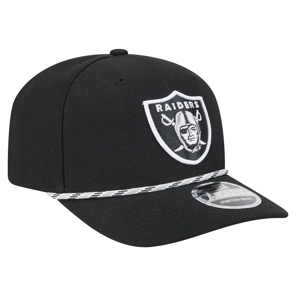 Las Vegas Raiders New Era Gameday Multi Rope 9SEVENTY Stretch-Snap Hat Black