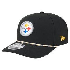 Pittsburgh Steelers New Era Gameday Multi Rope 9SEVENTY Stretch-Snap Hat Black