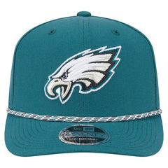 Philadelphia Eagles New Era Gameday Multi Rope 9SEVENTY Stretch-Snap Hat Midnight Green
