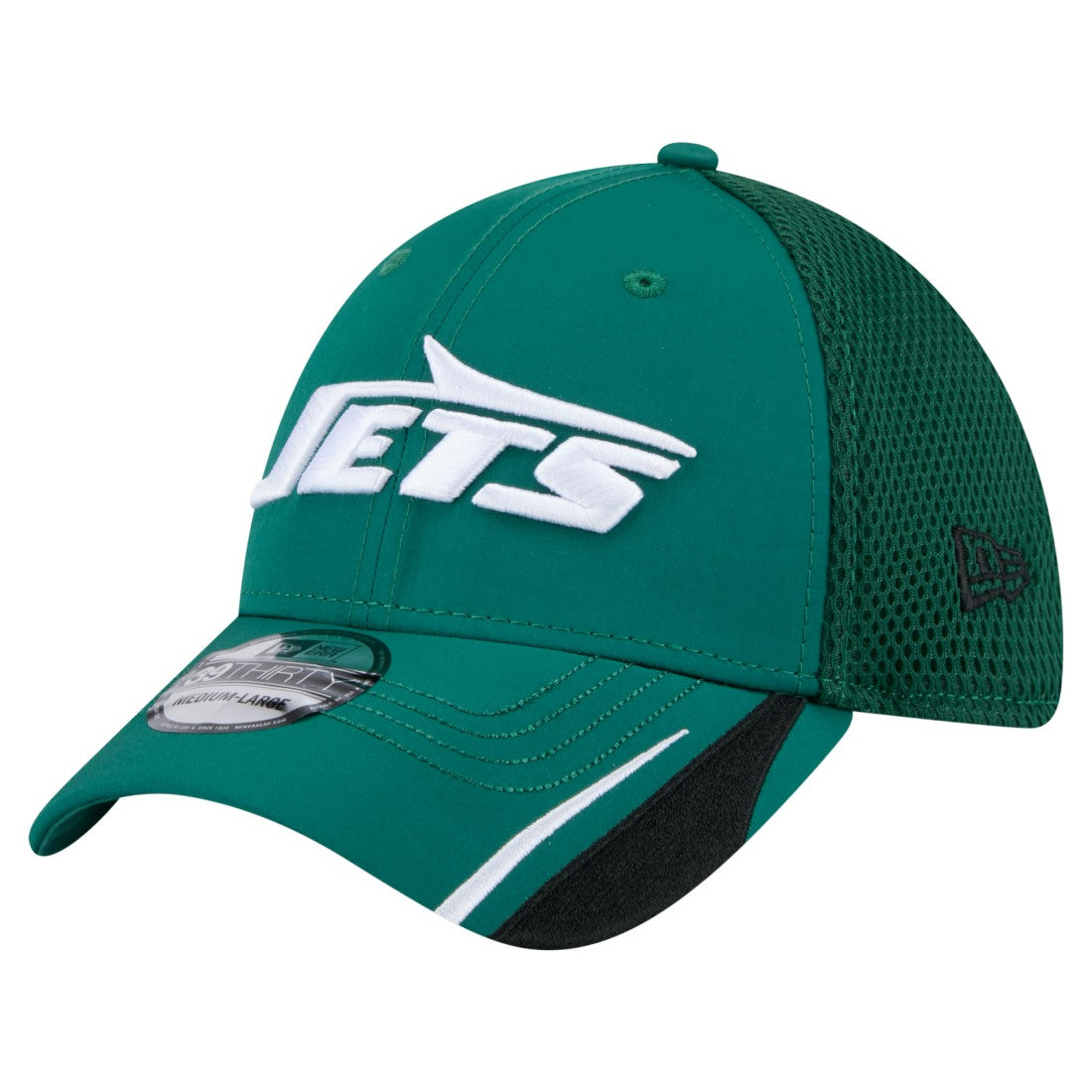 New York Jets New Era Game Day Linear 39THIRTY Flex Hat Green