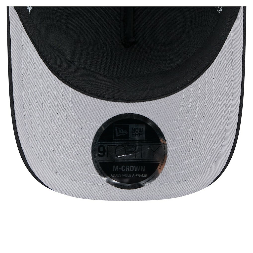 Philadelphia Eagles New Era Gradient 9FORTY Adjustable Hat Black