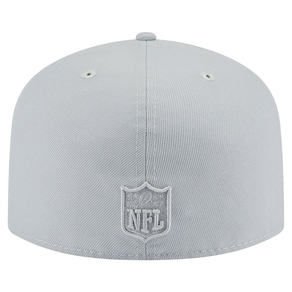 Miami Dolphins New Era Color Pack A-Frame 59FIFTY Fitted Hat Gray