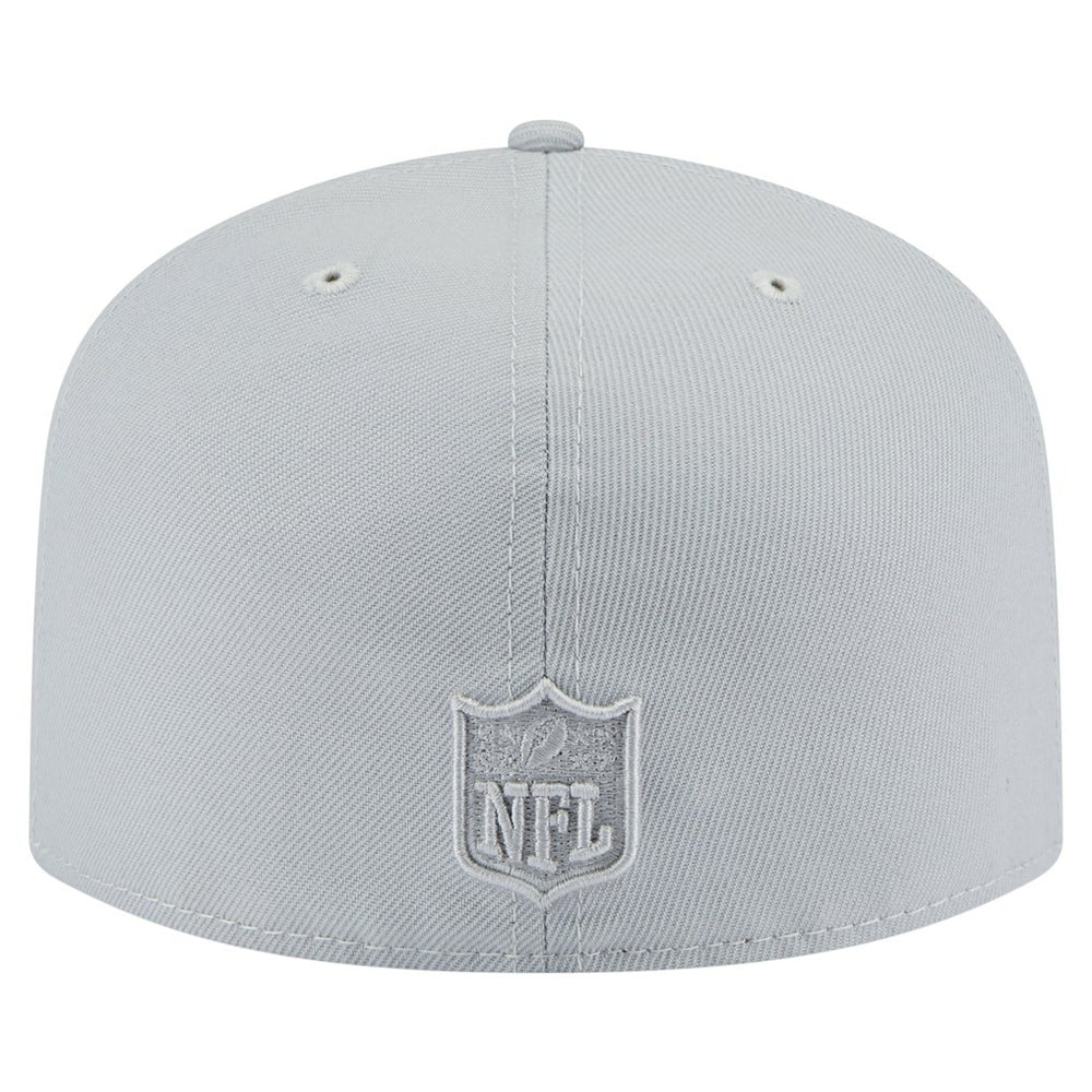 Miami Dolphins New Era Color Pack A-Frame 59FIFTY Fitted Hat Gray