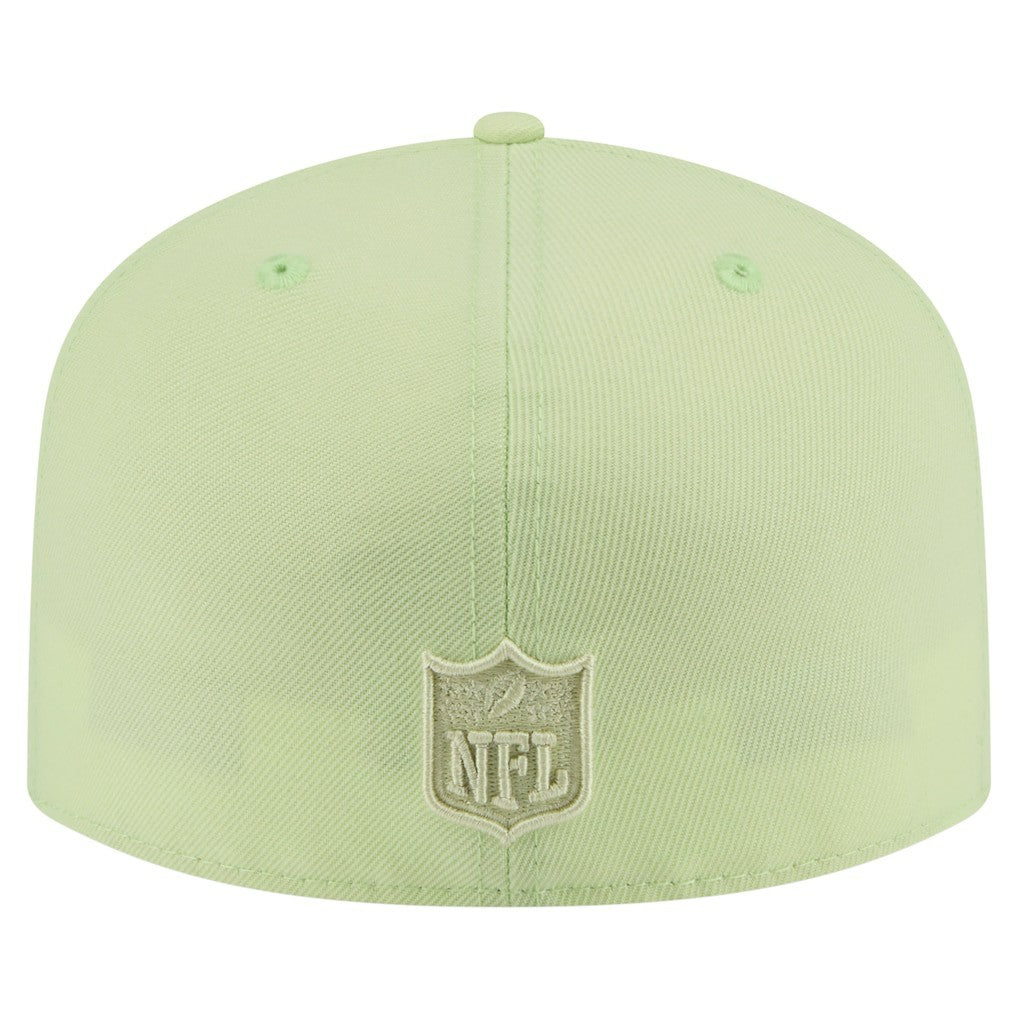 Miami Dolphins New Era Color Pack A-Frame 59FIFTY Fitted Hat Light Green