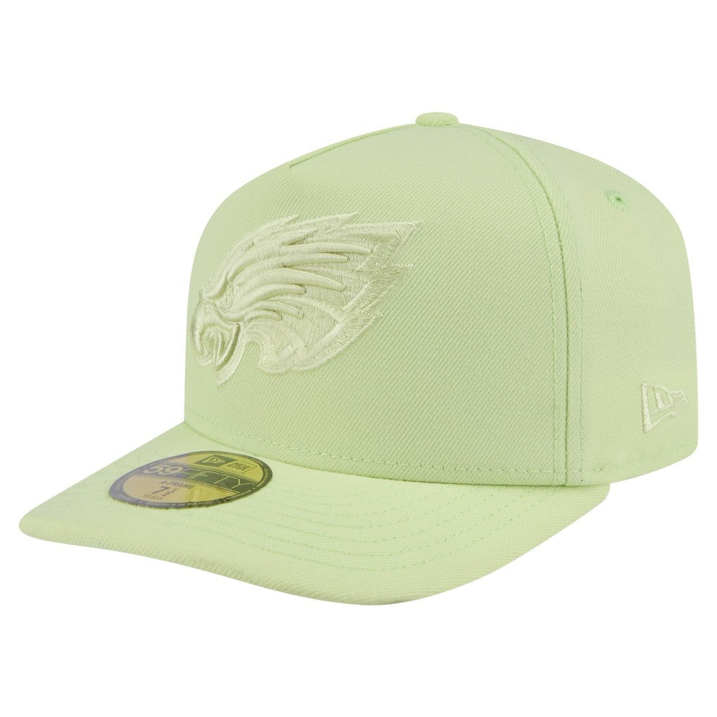 Philadelphia Eagles New Era Color Pack A-Frame 59FIFTY Fitted Hat Green