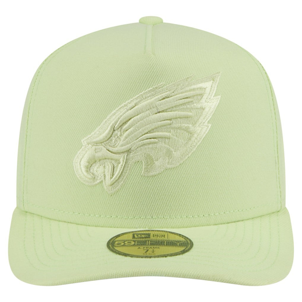 Philadelphia Eagles New Era Color Pack A-Frame 59FIFTY Fitted Hat Green