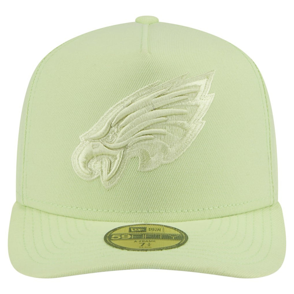 Philadelphia Eagles New Era Color Pack A-Frame 59FIFTY Fitted Hat Green