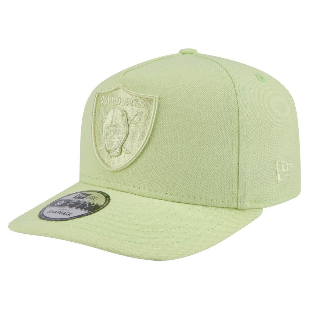 Las Vegas Raiders New Era Color Pack 9FIFTY Snapback Hat Light Green