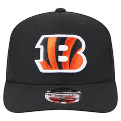 Cincinnati Bengals New Era Main Trucker 9SEVENTY Stretch-Snap Hat Black