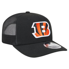 Cincinnati Bengals New Era Main Trucker 9SEVENTY Stretch-Snap Hat Black