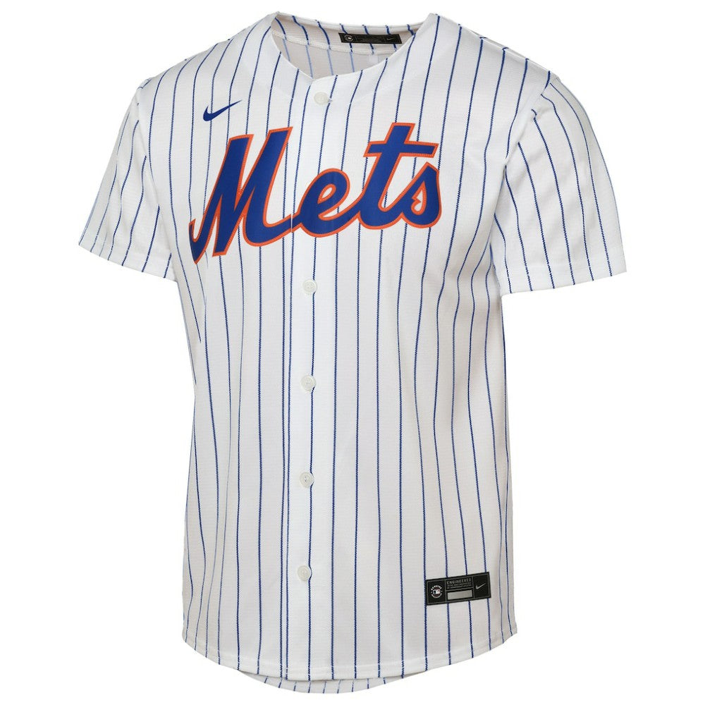New York Mets Nike Youth Home Replica Jersey - White - Nike Online