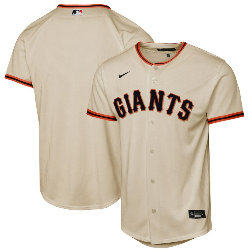 San Francisco Giants Nike Youth Home Replica Jersey - Cream - Nike on Sale