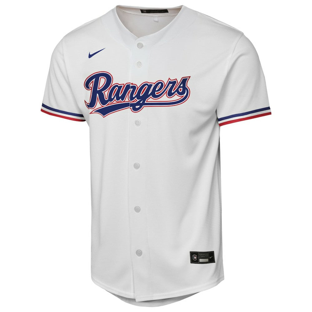 Texas Rangers Nike Youth Home Replica Jersey - White - Nike Online