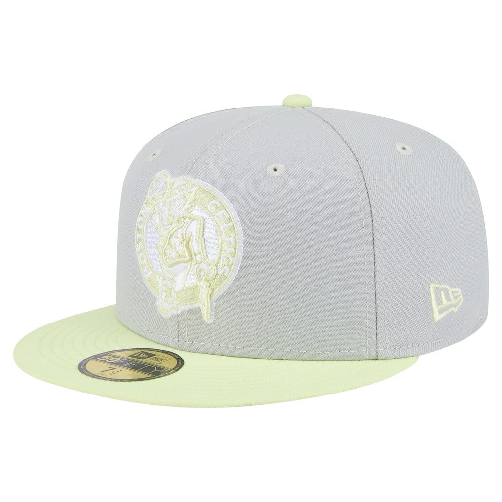 Boston Celtics Color Pack 2-Tone 59FIFTY Fitted Hat Gray/Green | New Era discount