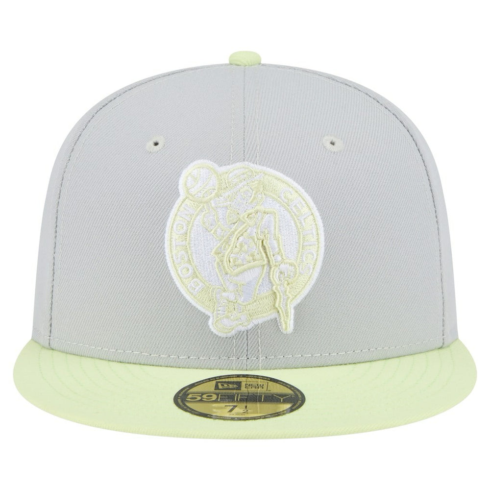 Boston Celtics Color Pack 2-Tone 59FIFTY Fitted Hat Gray/Green | New Era discount