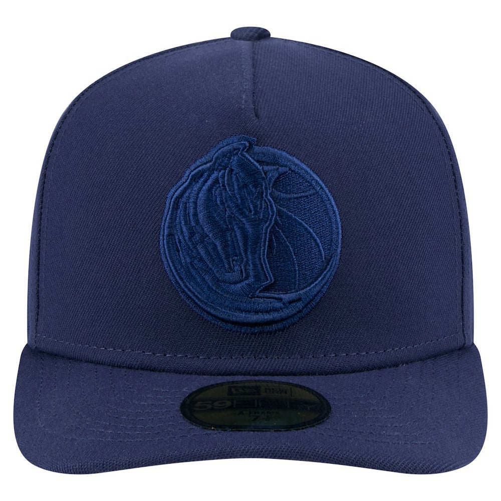 Dallas Mavericks Colorpack A-Frame Pinch Front 59FIFTY Fitted Hat for sale Navy | New Era discount