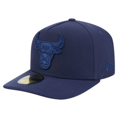 Chicago Bulls Colorpack A-Frame Pinch Front 59FIFTY Fitted Hat Navy | New Era Lifestyle