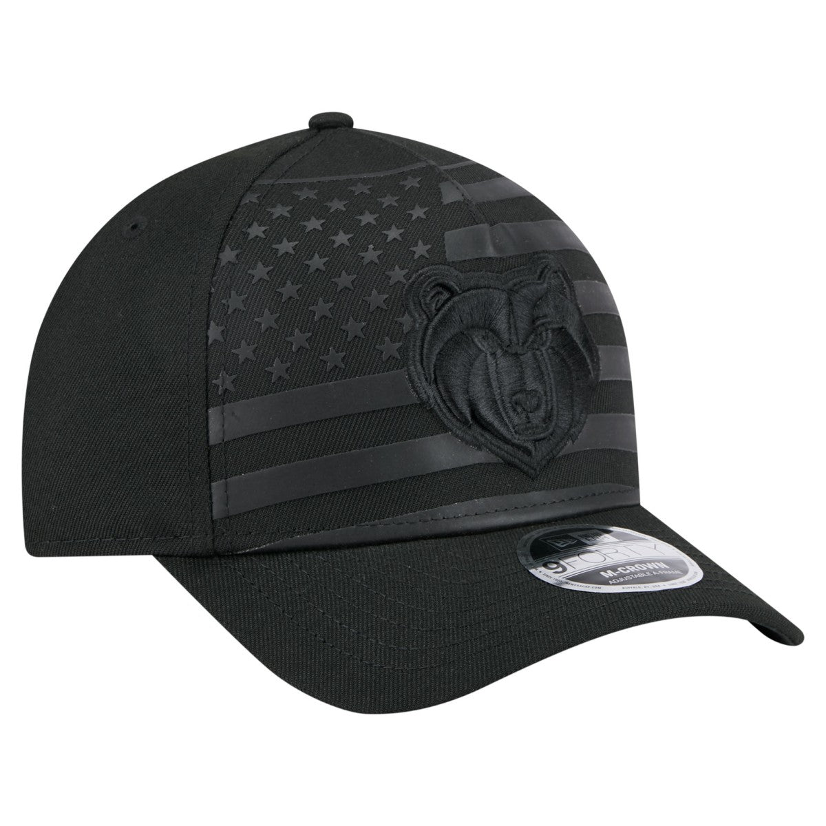 Memphis Grizzlies Game Day Flag A-Frame 9FORTY Adjustable Hat Black | New Era discount