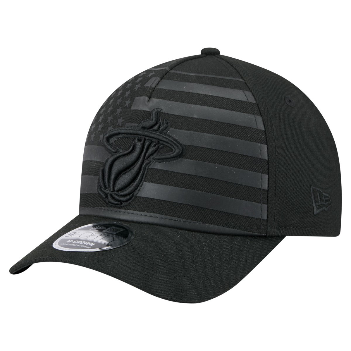 Miami Heat Game Day Flag A-Frame 9FORTY Adjustable Hat Black | New Era discount