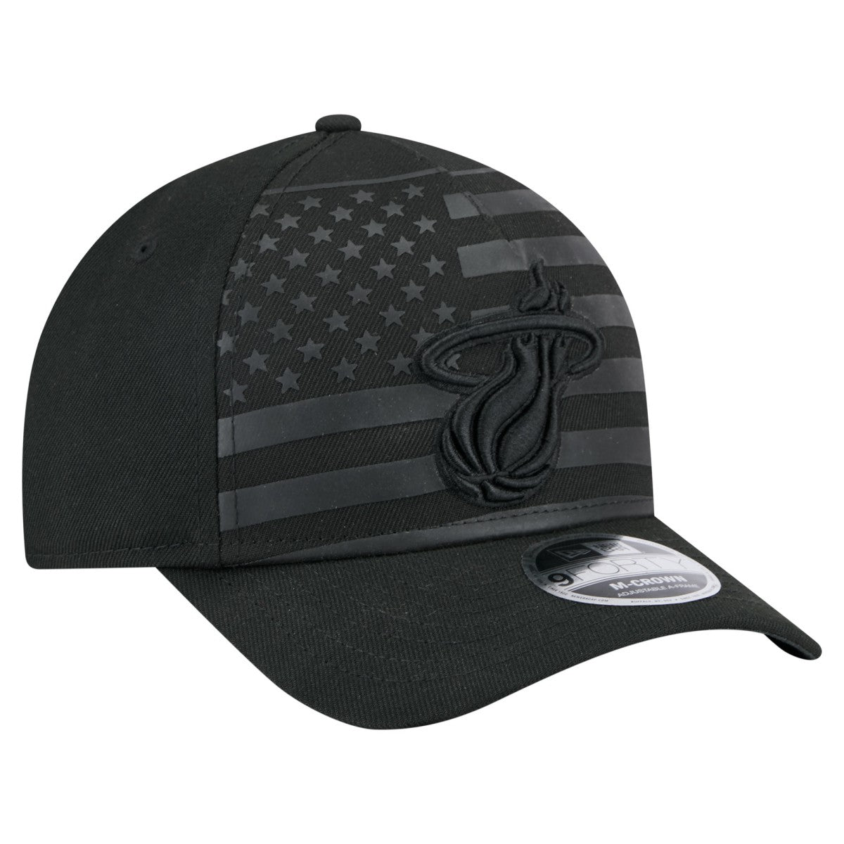 Miami Heat Game Day Flag A-Frame 9FORTY Adjustable Hat Black | New Era discount